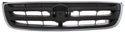 2002-2004 Nissan Altima Grille, Chrome Shell/Dark Gray.