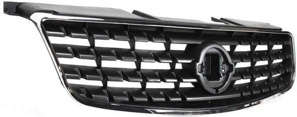 2005-2006 Nissan Altima Grille, Chrome Shell/Dark Gray.