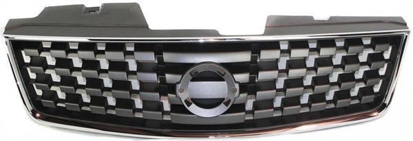 2007-2008 Nissan Sentra Grille, Chrome Shell/Black.