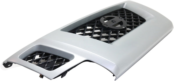 2009-2013 Nissan Xterra Grille, Silver Shell/Dark Gray.