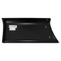 Black metal snow plow on a white background. 2004-2014 Ford F-150 Pickup Bedside Front Lower Panel, LH.