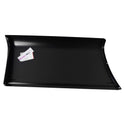 Black panel on a white background. Bedside Front Lower Panel, LH.
