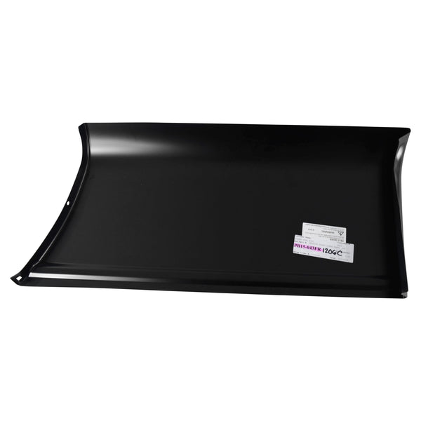 Black car panel on a white background. 2004-2014 Ford F-150 Pickup Bedside Front Lower Panel, RH.