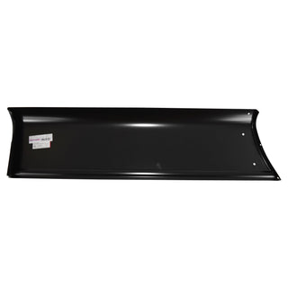 Black metal panel on a white background. 2004-2014 Ford F-150 Pickup Bedside Front Lower Panel, LH.