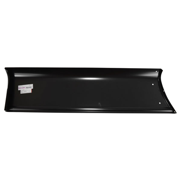 Black metal panel on a white background. 2004-2014 Ford F-150 Pickup Bedside Front Lower Panel, LH.