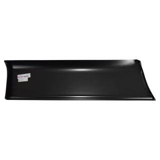 Black metal part on a white background. Bedside Front Lower Panel -LH (W/O Moulding Holes, 1.2Mm).