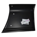 Black metal fender with two white labels on a white background. 2004-2014 Ford F-150 Pickup Bedside Front Lower Panel, RH, 5.5' Bed.