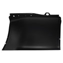 Black metal fender on a white background. 2010-2016 Ford Pickup Front Lower Bed Section, RH.