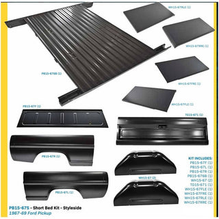 1967-1969 Ford Short Bed 6.5 Ft Kit.
