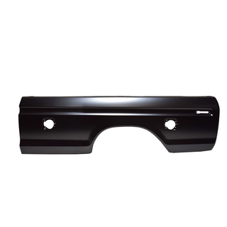 1973-1979 Ford F-100 Pickup Bedside Skin 8 ft w/Dual Hole LH.