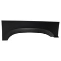 Black car fender on a white background. 2015-2020 Upper Wheel Arch RH.