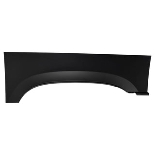 Black car fender on a white background. 2015-2020 Upper Wheel Arch RH.