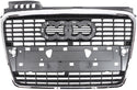 2005-2009 Audi A4 Grille, Chrome Shell/primde Insert.