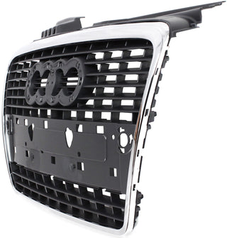 2005-2009 Audi A4 Grille, Chrome Shell/primde Insert.