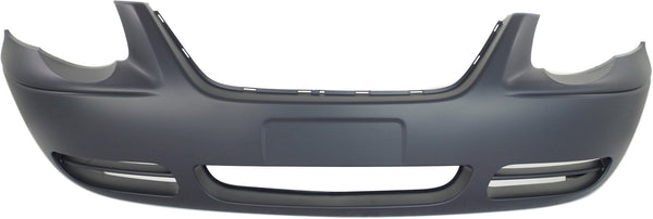 2005-2007 Chrysler Town & Country Front Bumper Cover, Primed, w/o Fog Lights.