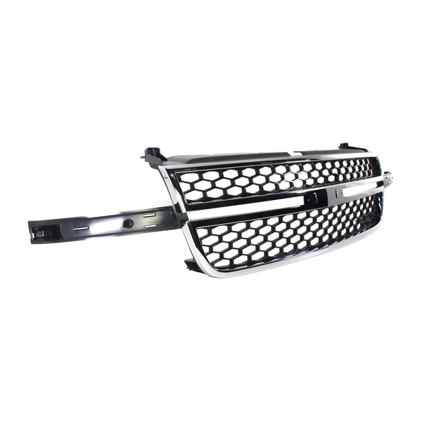 2003-2007 Chevy Silverado 1500 Grille,Chrome Shell.