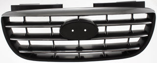 2007-2010 Hyundai Elantra Grille, Black.
