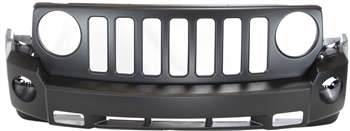 2007-2010 Jeep Patriot Front Bumper Cover, Primed, w/Tow Hooks, w/Fog Lights.