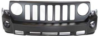 2007-2010 Jeep Patriot Front Bumper Cover, Primed, w/Tow Hooks, w/Fog Lights.