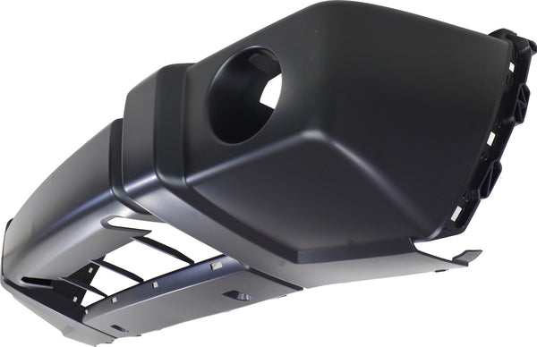 2006-2010 Jeep Commander Front Bumper Cover, Primed, w/Hole, w/Chrome Trim.