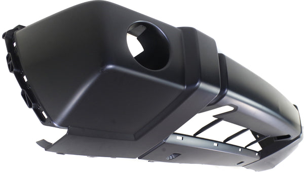 2006-2010 Jeep Commander Front Bumper Cover, Primed, w/Hole, w/Chrome Trim.