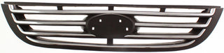 2007 Kia Spectra Grille, Chrome Shell/Black Insert.