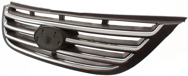 2007 Kia Spectra Grille, Chrome Shell/Black Insert.