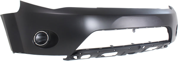 2007-2009 Mitsubishi Outlander Front Bumper Cover, Primed, w/Fog Lamp Hole.