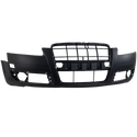 2005-2008 Audi A6 Front Bumper Cover, Primed, w/Out Headlamp Washer.