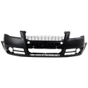 2005-2009 Audi A4 Front Bumper Cover, Primed, w/Out Headlamp Washer Hole.