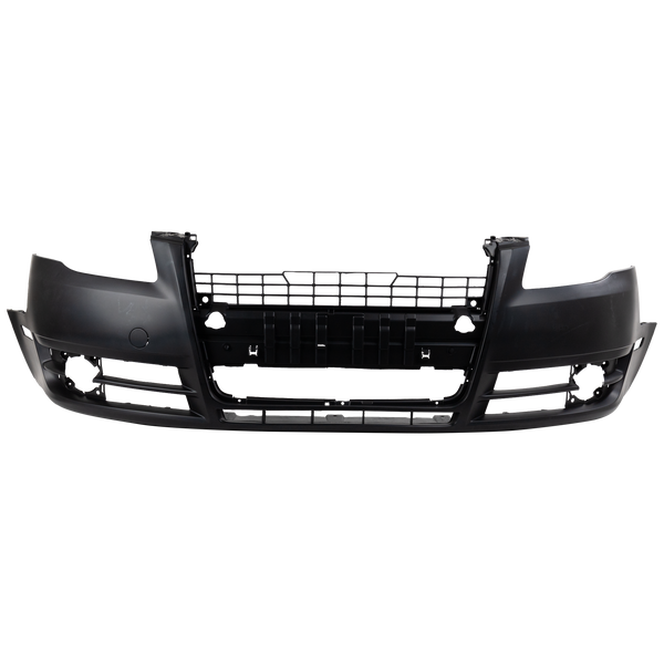 2005-2009 Audi A4 Front Bumper Cover, Primed, w/Out Headlamp Washer Hole.