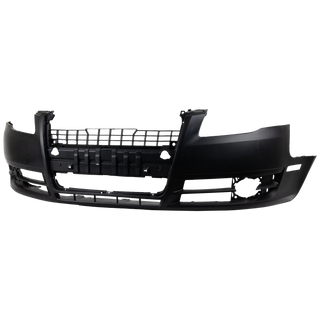 2005-2009 Audi A4 Front Bumper Cover, Primed, w/o Headlamp Washer Hole.