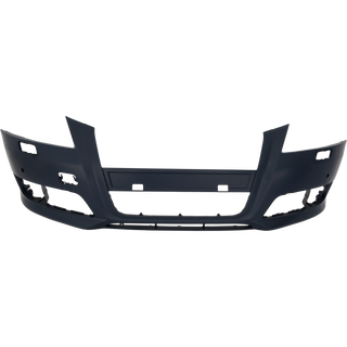 2009-2013 Audi A3 Front Bumper Cover, Primed, w/ Headlamp Washer Hole.