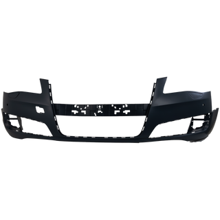 2011-2014 Audi A8 Front Bumper Cover, Primed, With Parking Aid.