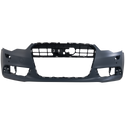 2012-2015 Audi A6 Front Bumper Cover, Primed W/Parking Aid.
