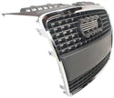2006-2008 Audi A3 Grille, Chrome Shell/Black Insert.
