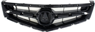 2006-2008 Acura TSX Grille, Painted-Black.
