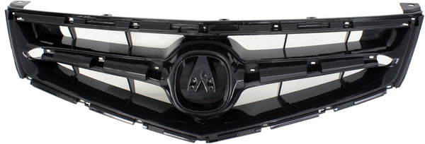 2006-2008 Acura TSX Grille, Painted-Black.