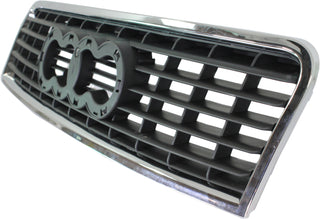 2002-2005 Audi A4 Grille, Chrome Shell/satin Black.