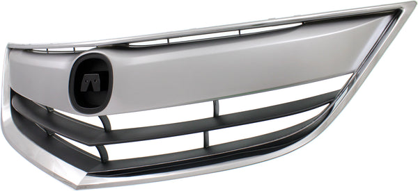 2013-2015 Acura ILX Grille, Black Insert/Chrome.