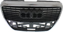 2009-2011 Audi A6 Grille, Chrome Shell/Silver Black.