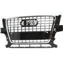 2009-2012 Audi Q5 Grille, Black, With S-line Package.