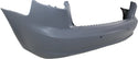 2009-2013  Audi A3 Rear Bumper Cover, Primed, With Parking Aid.