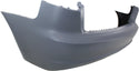 2009-2013 Audi A3 Rear Bumper Cover, Primed, With Out Parking Aid.