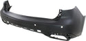 2014-2015 Acura MDX Rear Bumper Cover, Primed, With Lane Keep Assist.