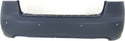 2005-2008 Audi A4 Rear Bumper Cover, Primed, With Parking Aid, Sedan.