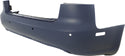 2005-2008 Audi A4 Rear Bumper Cover, Primed, With Parking Aid, Sedan.