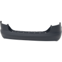 2009-2011 Audi A6 Rear Bumper Cover, Primed, With Out Parking Aid, Sedan.