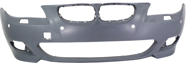 2004-2007 BMW 5- Front Bumper Cover, Primed, w/Park Distance, Sedan/Wagon.