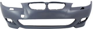 2004-2007 BMW 5- Front Bumper Cover, Primed, w/o Park Distance, Sedan/Wagon.